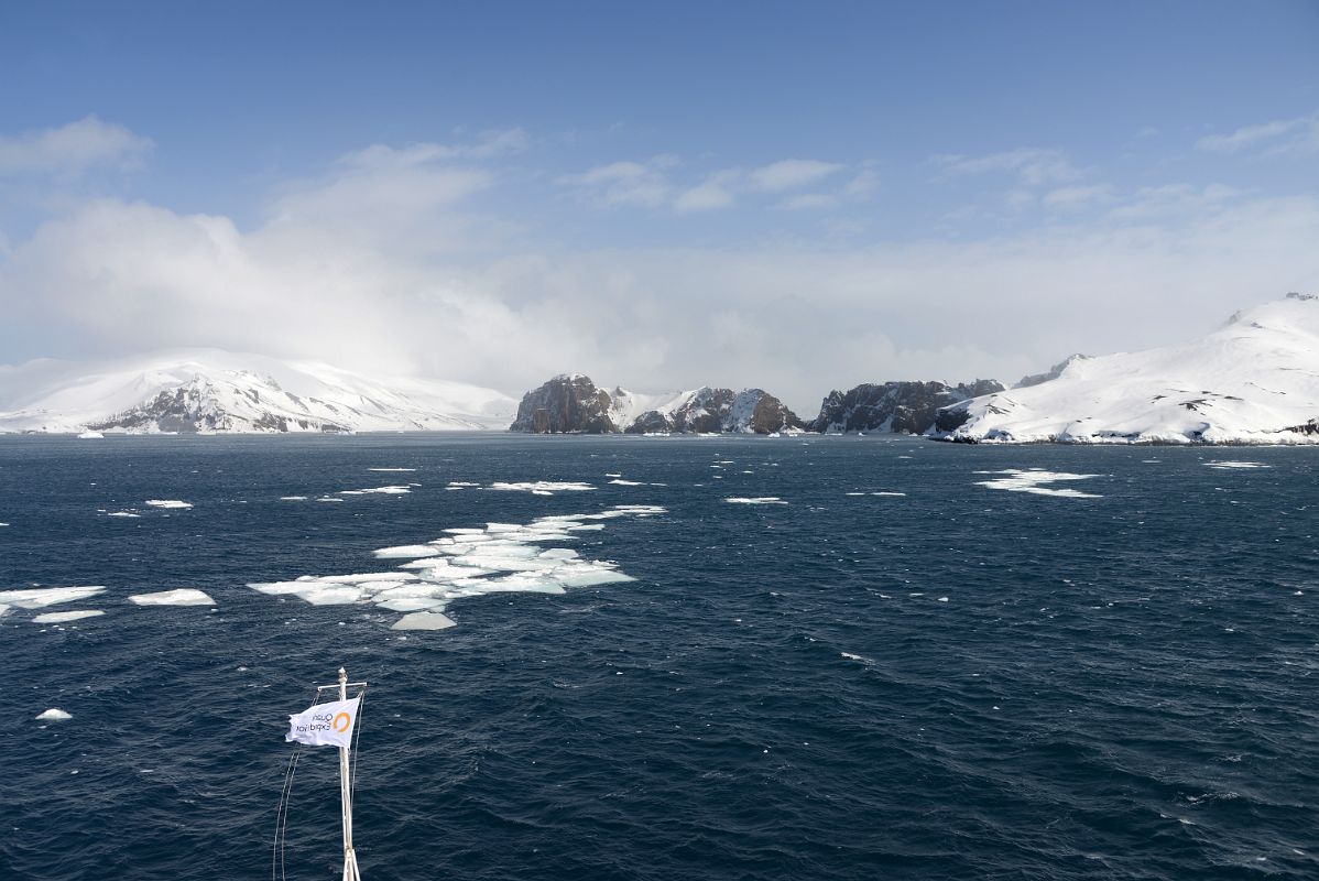 02A Sailing Toward The Neptunes Bellows Narrow Opening To Deception Island On Quark Expeditions Antarctica Cruise Ship